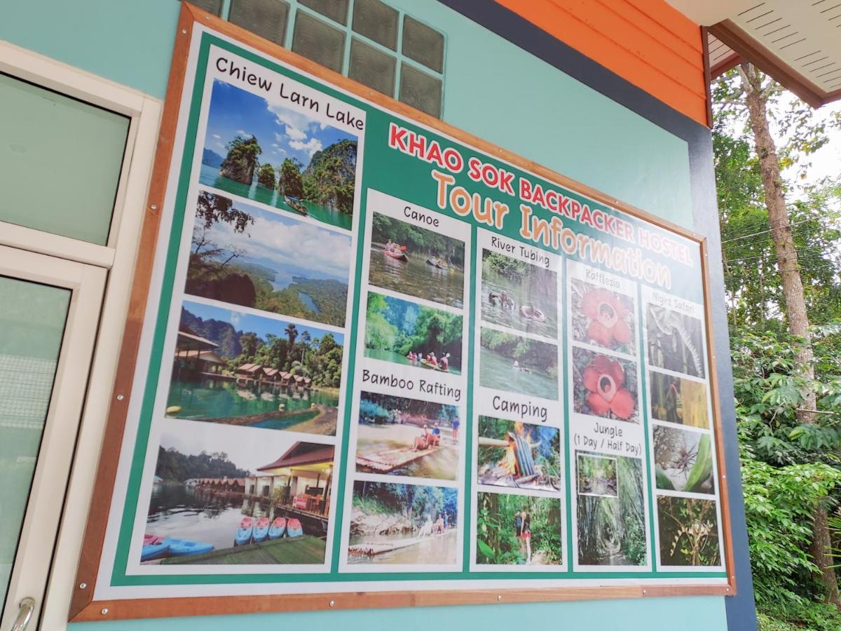 Khao Sok Backpacker Hostel Khao Sok National Park Eksteriør billede